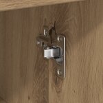 vidaXL Cabinet de rangement en chêne Chêne fait main Bois d'ingénierie