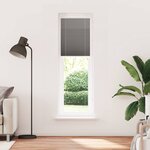 vidaXL Store plissé anthracite 65x200 cm largeur du tissu 64 4 cm