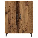 vidaXL Buffet avec armoire murale vieux bois bois d'ingénierie