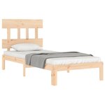 vidaXL Cadre de lit sans matelas 90x200 cm bois de pin massif
