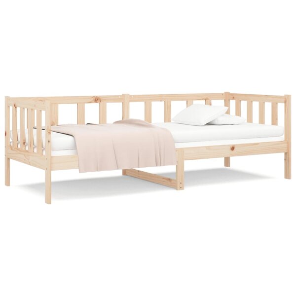 vidaXL Lit de jour sans matelas 80x200 cm bois de pin massif