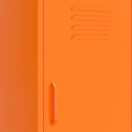 vidaXL Armoire de rangement Orange 42 5x35x101 5 cm Acier