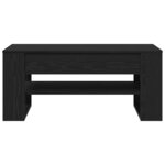 vidaXL Table basse Chêne noir 102 x 55 x 45 cm Bois d'ingénierie
