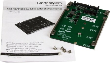 Startech.com adaptateur m.2 ssd vers sata 2 5" - carte convertisseur ssd m2 vers sata 2.5"