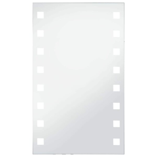 vidaXL Miroir mural à LED pour salle de bains 60x100 cm