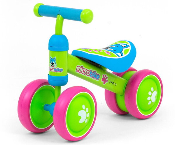 Porteur MICRO PUPPY vert  bleu  rose