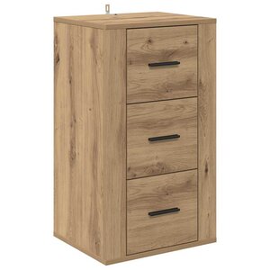 vidaXL Buffet Chêne artisanal 40 x 33 x 70 cm Bois d'ingénierie