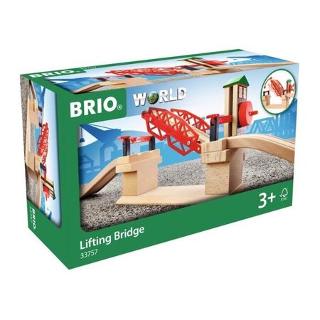 Brio World Pont Basculant - Accessoire pour circuit de train en bois - Ravensburger - Mixte des 3 ans - 33757