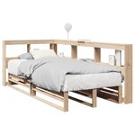 vidaXL Lit bibliothèque sans matelas 100x200 cm bois massif de pin