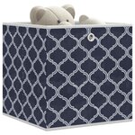 vidaXL Boîtes de rangement pliables 10 Pièces 32x32x32 cm tissu intissé