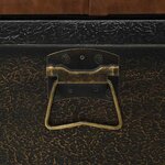 vidaXL Banc de rangement Bois massif et similicuir 80 5x41x50 cm