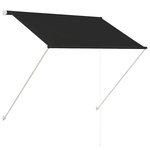 vidaXL Auvent rétractable 100x150 cm Anthracite