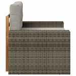 vidaXL Sofa de milieu extérieur Naturel
