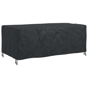 vidaXL Housse pour mobilier d'extérieur Noir 200 x 110 x 70 cm 210D