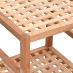 vidaXL Étagère de salle de bain 35 5x35 5x112 5cm Bois massif de noyer