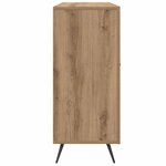 vidaXL Buffet Marron 90 x 34 x 80 cm Bois d'ingénierie