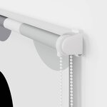 vidaXL Store enrouleur de douche avec cassette largeur du tissu 56 cm