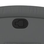 vidaXL Fauteuil inclinable gris similicuir