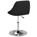 vidaXL Chaises à manger lot de 4 noir similicuir
