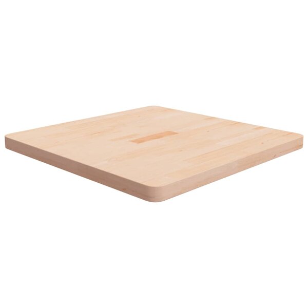 vidaXL Dessus de table carré 70x70x4 cm Bois chêne massif non traité