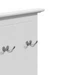 VidaXL Chariot de cuisine BODO blanc et marron 72x45x80 cm