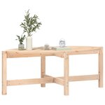 vidaXL Table basse 118x63x45 cm Bois massif de pin