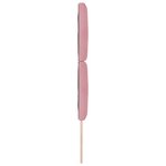 Tête de lit en velours rose vidaXL avec blocs de diamant - 80 cm