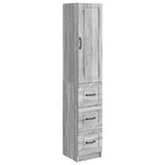 vidaXL Ensemble de Meubles 2 Pièces Sonoma gris 33 x 34 5 x 87 cm