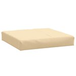 vidaXL Coussin de palette beige mélangé 60x60x9 5 cm tissu
