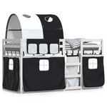 vidaXL Lit superposé sans matelas 80x200 cm bois de pin massif