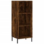 vidaXL Buffet chêne fumé 34 5x32 5x90 cm bois d'ingénierie