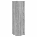 vidaXL Meuble d'angle Blanc 27 5x27x102cm Bois d'ingénierie