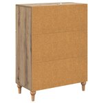 vidaXL Armoire à tiroirs Chêne artisanal 66 x 34 5 x 90 cm