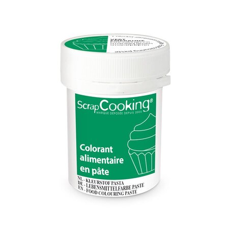 Colorant alimentaire en pâte 20 g - Vert émeraude