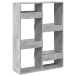 vidaXL Cloison de séparation gris béton 100x33x135cm bois d'ingénierie
