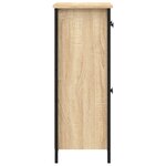 vidaXL Buffet chêne sonoma 70x30x80 cm bois d'ingénierie