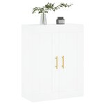 vidaXL Armoire murale blanc 69 5x34x90 cm bois d'ingénierie