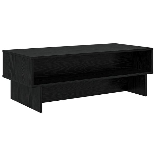 vidaXL Table basse Chêne noir 100 x 46 x 35 cm Bois d'ingénierie