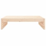 vidaXL Repose-pied de jardin 120x80 cm bois de pin massif