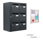 Offre Pack : Bloc B6 Tendance 380 Acier Gris anthracite · Tableau d'affichage A4 · Etiquettes