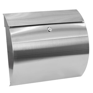 Boîte aux Lettres en Acier Inoxydable  Aura E5405-12  Grande capacité  Anticorrosion