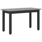 vidaXL Table basse Gris Sonoma 60 x 30 x 36 cm Bois d'ingénierie