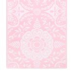 vidaXL Tapis d'extérieur Rose 120x180 cm PP