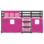 vidaXL Lit superposé sans matelas 90x200 cm bois de pin massif