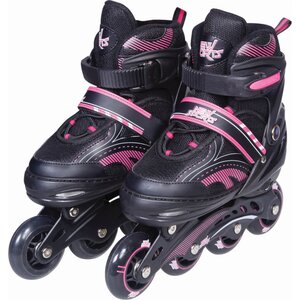 Vedes 73421934 - New Sports Inline Skate ABEC 7 noir rose  Taille 35 - 38