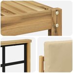 vidaXL Ensemble de canapés d'extérieur 7 Pièces