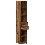 vidaXL Haut Armoire Bois ancien 30 x 42.5 x 185 cm Bois d'ingénierie