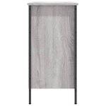 vidaXL Armoire à chaussures sonoma gris 100x35x70 cm bois d'ingénierie