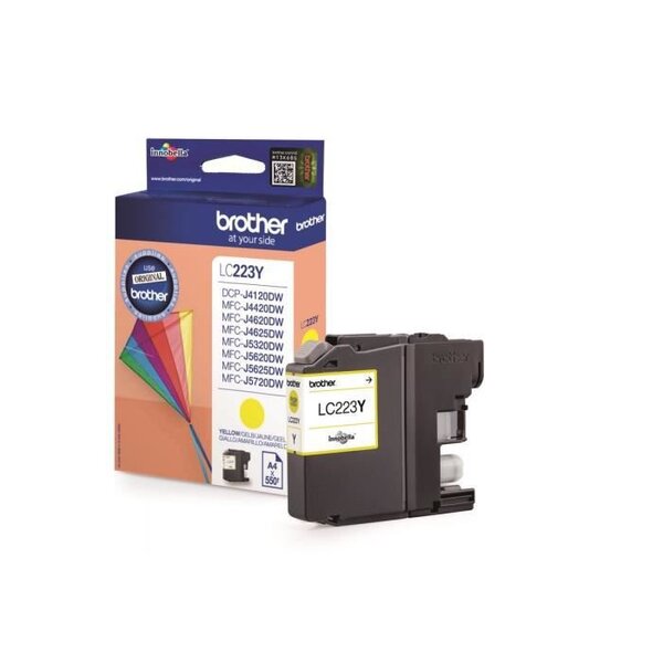 Brother lc223y cartouche d'encre jaune