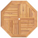 vidaXL Table pliable de jardin 110x110x75 cm bois massif de teck